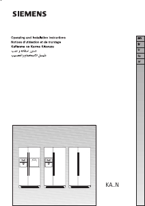 Manual Siemens KA56NV40NE Fridge-Freezer