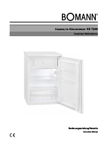 Bedienungsanleitung Bomann KS 7248 E Kühlschrank
