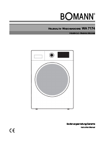 Handleiding Bomann WA 7174 Wasmachine