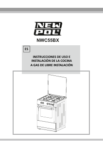 Manual de uso New Pol NWC55BX Cocina
