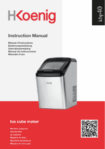 Manual H.Koenig KBP40 Ice Cube Maker