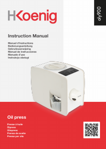 Manual H.Koenig OLY900 Oil Press