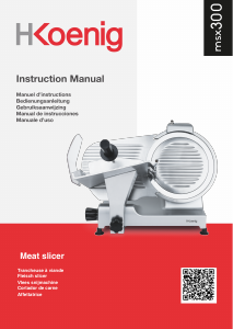 Manuale H.Koenig MSX300 Affettatrice