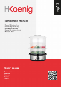 Manual H.Koenig VAP10 Steam Cooker