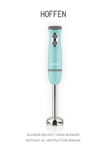 Instrukcja Hoffen HB-7183-17G Blender ręczny