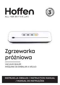 Manual Hoffen VS-3071 Vacuum Sealer