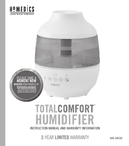 Manual Homedics UHE-CM180 Humidifier