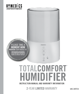 Manual Homedics UHE-CMFT28 Humidifier