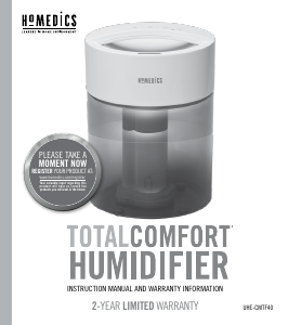 Manual Homedics UHE-CMFT40 Humidifier