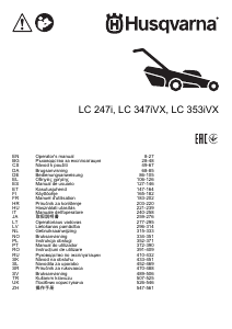 Bruksanvisning Husqvarna LC 247i Gräsklippare