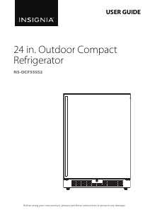 Manual Insignia NS-OCF55SS2 Refrigerator