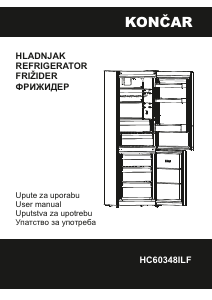 Прирачник Končar HC60348ILF Фрижидер-замрзнувач