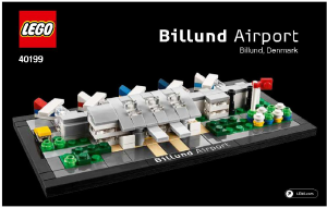 Manual Lego set 40199 Architecture Billund Airport
