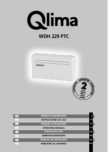 Manual Qlima WDH 229 PTC Ar condicionado