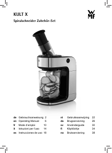 Bruksanvisning WMF Kult X Spiralskärare