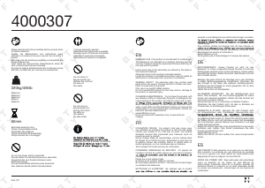 Manual de uso VonHaus 4000307 Estructura de cama