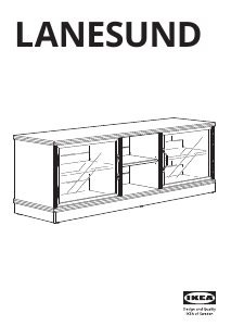 Bedienungsanleitung IKEA LANESUND TV-möbel