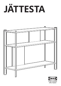 Manual IKEA JATTESTA Mesa de apoio