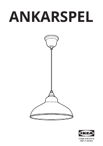 Bruksanvisning IKEA ANKARSPEL (ceiling) Lampe