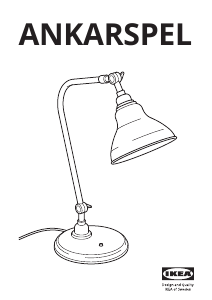 Manual IKEA ANKARSPEL (desk) Lamp