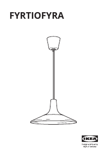 Bruksanvisning IKEA FYRTIOFYRA Lampe