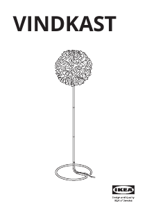Наръчник IKEA VINDKAST Лампа