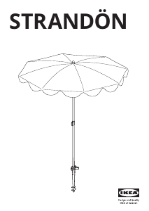 Manual IKEA STRANDON Garden Parasol