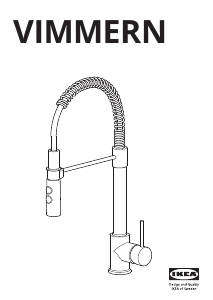 Rokasgrāmata IKEA VIMMERN Ūdens maisītājs
