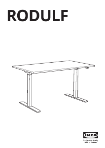 Bedienungsanleitung IKEA RODULF Schreibtisch