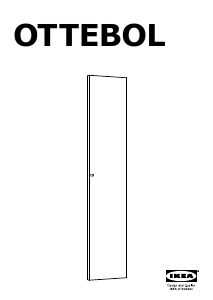 Manual IKEA OTTEBOL Porta closet