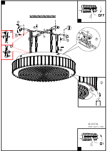 Bruksanvisning Eglo 39746 Lampa