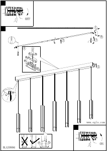 Bruksanvisning Eglo 39906 Lampa