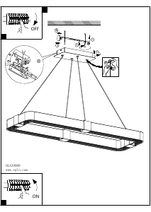 Bruksanvisning Eglo 39909 Lampa