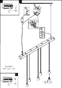 Bruksanvisning Eglo 39937 Lampa