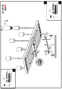 Bruksanvisning Eglo 43725 Lampa