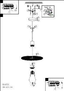 Bruksanvisning Eglo 43731 Lampa