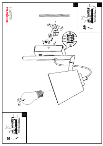 Bruksanvisning Eglo 43735 Lampa