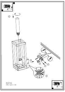 説明書 Eglo 43745 ランプ