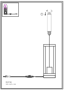 Bruksanvisning Eglo 43746 Lampa