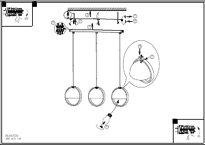 Bruksanvisning Eglo 43756 Lampa