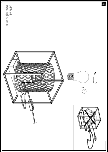 Bruksanvisning Eglo 43774 Lampa