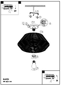 説明書 Eglo 43784 ランプ