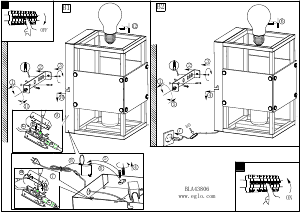Bruksanvisning Eglo 43806 Lampa