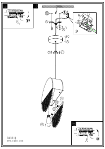 Bruksanvisning Eglo 43811 Lampa