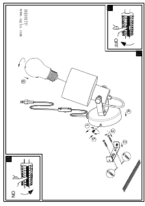 Bruksanvisning Eglo 43817 Lampa