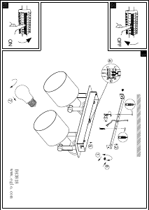 Bruksanvisning Eglo 43818 Lampa