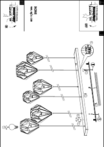 Bruksanvisning Eglo 43846 Lampa