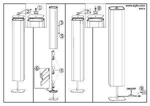 Bruksanvisning Eglo 98873 Lampa