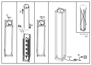 Bruksanvisning Eglo 390103 Lampa