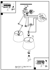 説明書 Eglo 390113 ランプ